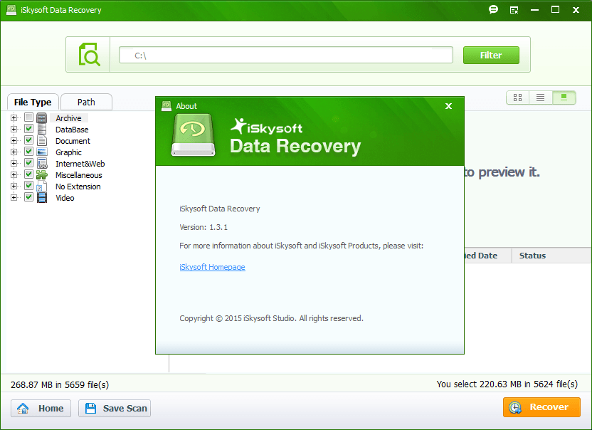 Iskysoft Data Recovery 3.0.0 Serial Key